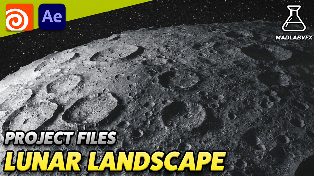 Lunar Terrain Vfx Houdini And Afterfx Project Files
