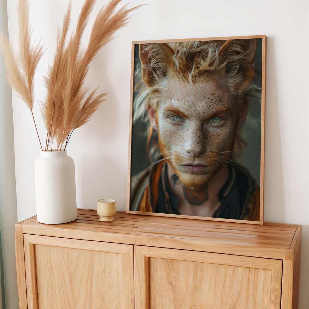 man-kitsune-digital-download-human-animal-fusion-neomorph-wall