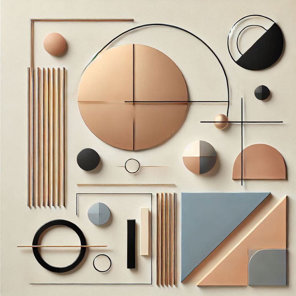 Innovative Geometric Harmony: A Modern Twist on Minimalist Design