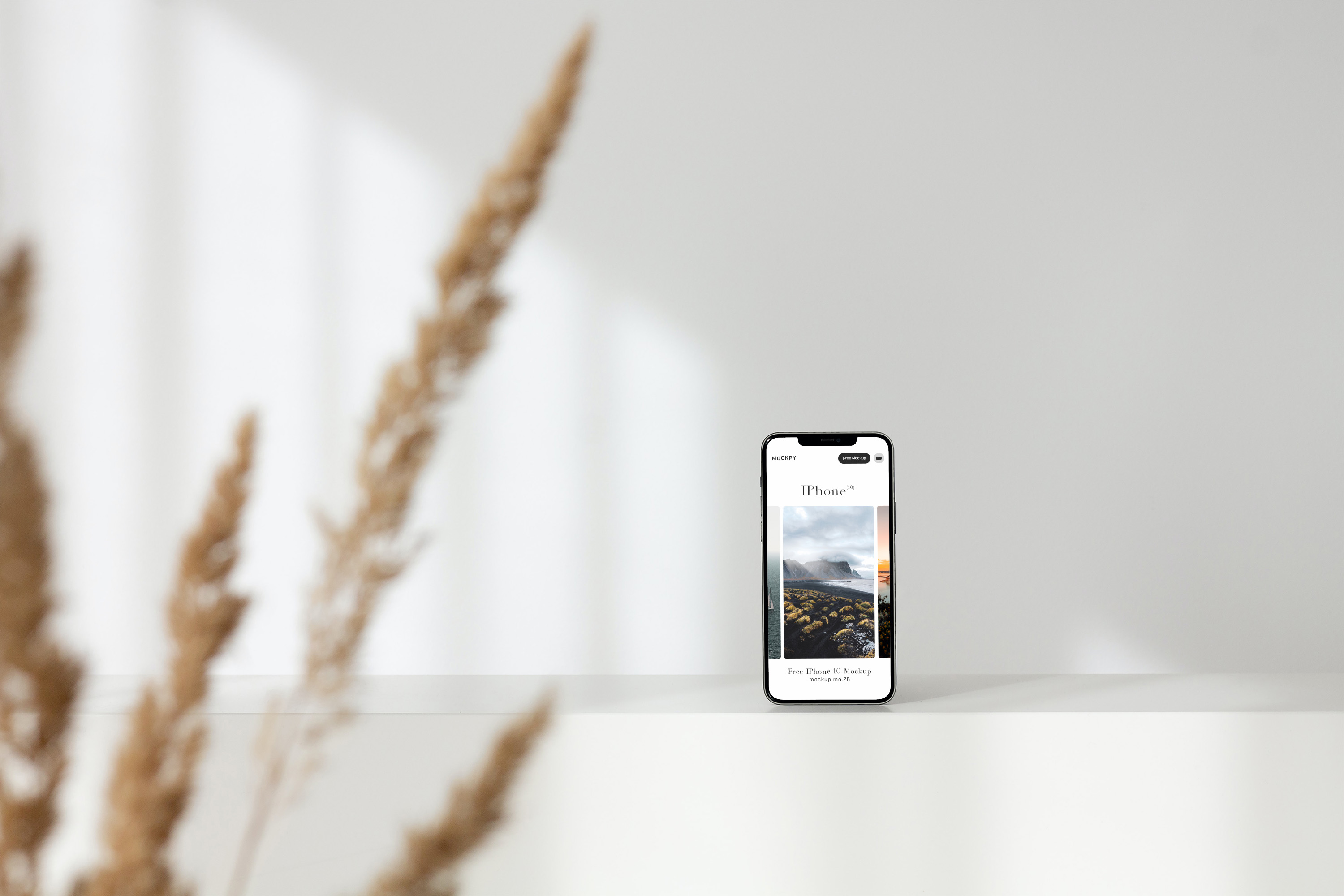 Free IPhone X Mockup Mo.26