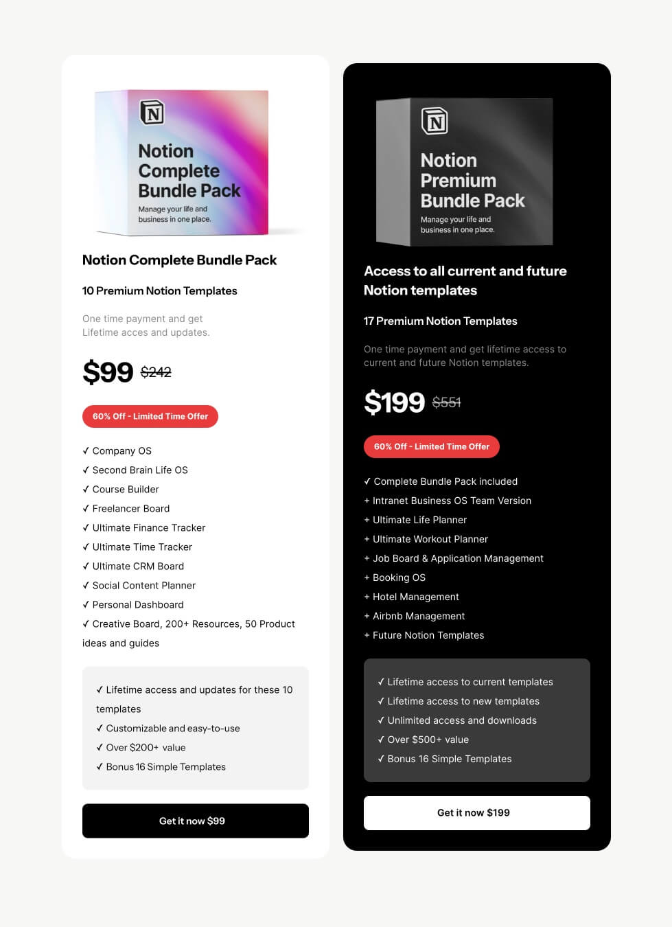 Access all current and future Notion templates Solt Wagner