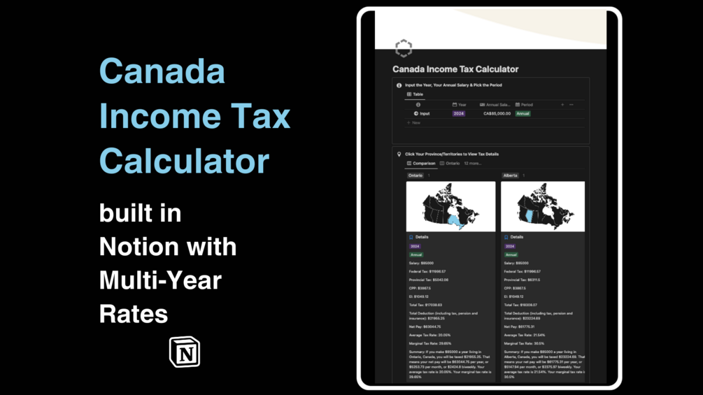 Canada Tax Calculator