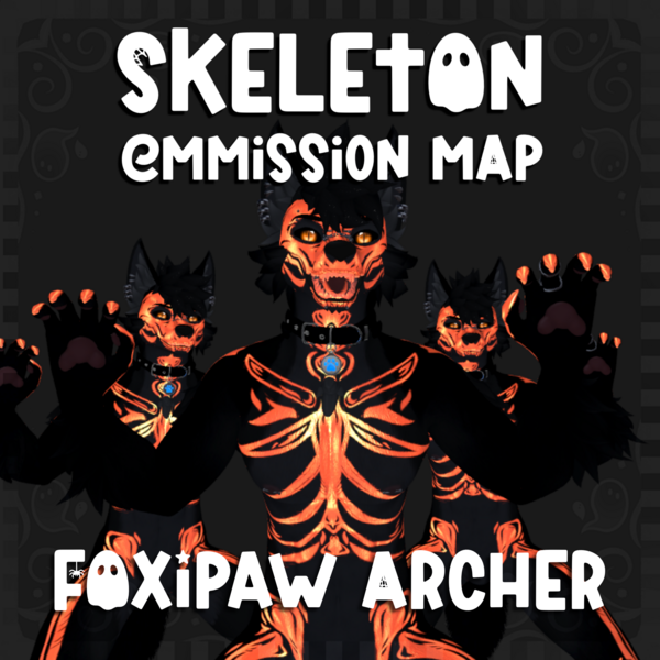 Skeleton Emmission - Foxipaw Archer (PNGs ONLY Now on PayHip)