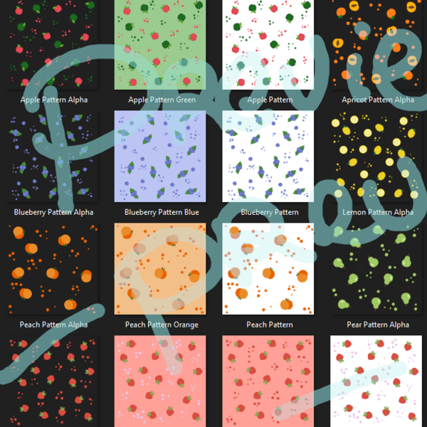 Fruit Patterns (Nitro Asset)