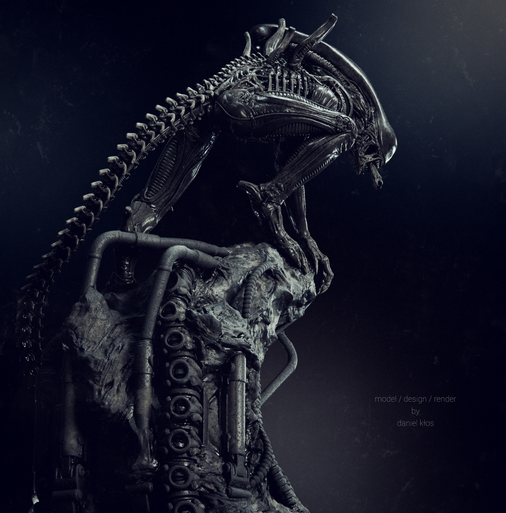 Alien Statue fanart