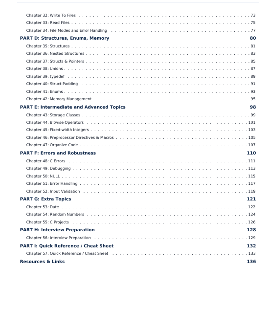 C Programming Complete Handbook — Professional Programming Handbook Series preview image 12