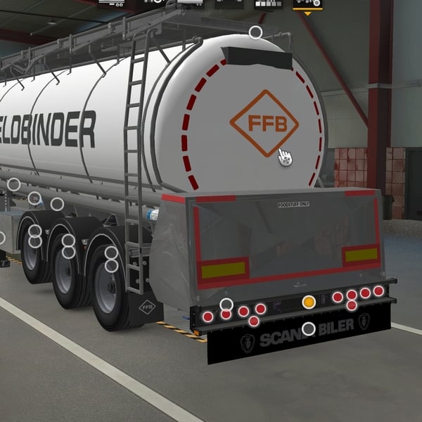 [markers, rear mudflaps, rear bumper tuning part] SCS ownable Feldbinder slots 1.46 by WC007 D3SIGN