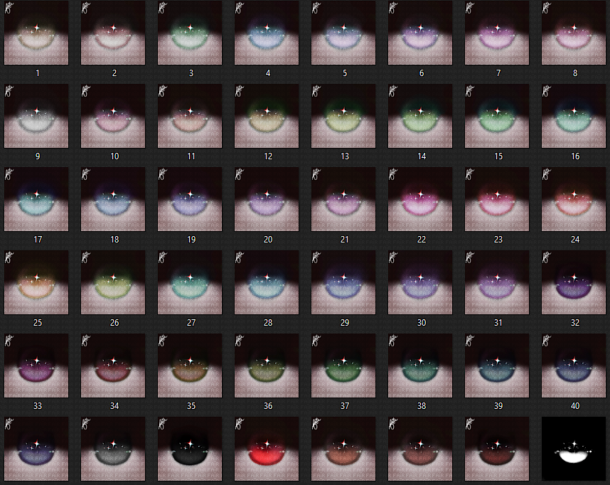 Sparkle Eyes | Texture Pack
