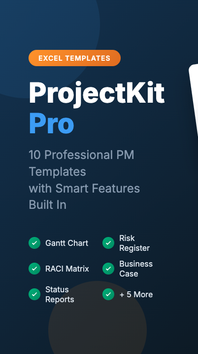 ProjectKit Pro - 10 Professional PM Templates (Excel)