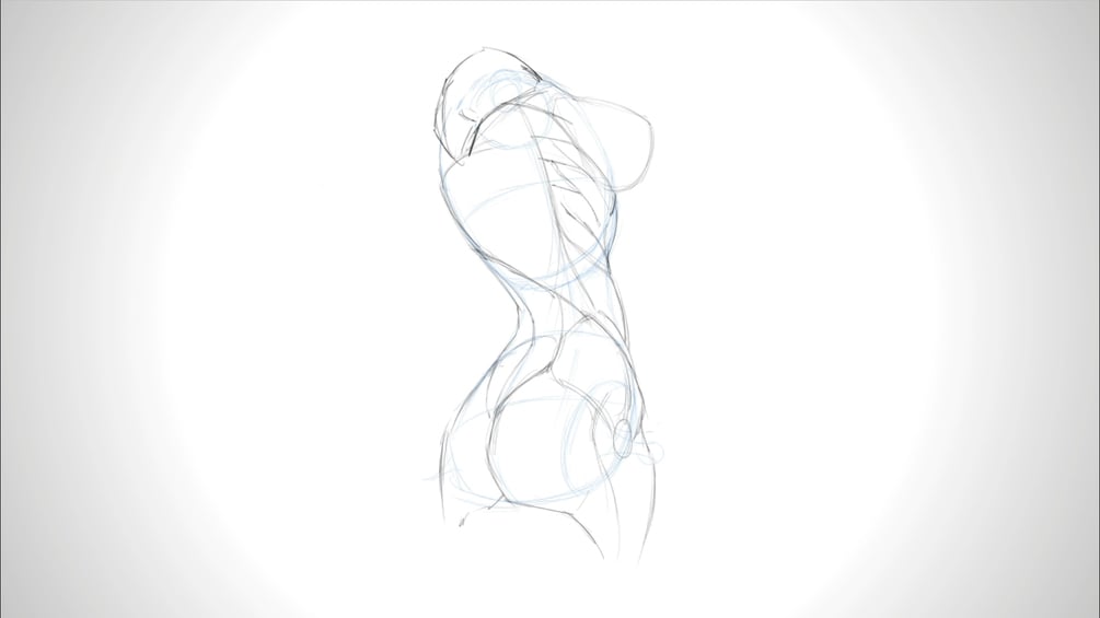 Ruben's Blogpage: Unit 04- Female Character Body Shape Drawings