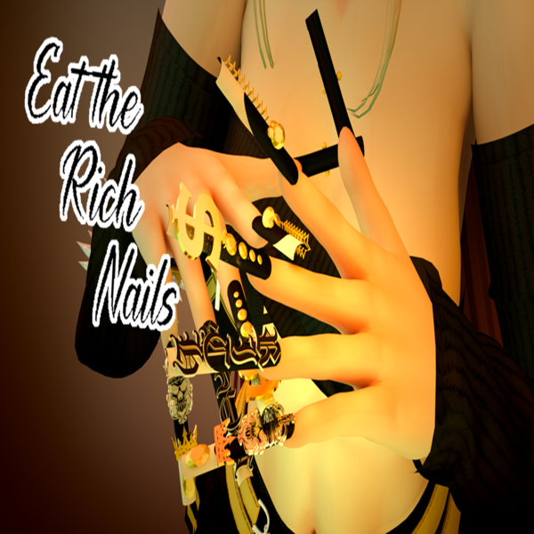 "Eat The Rich" Nails (VRChat)
