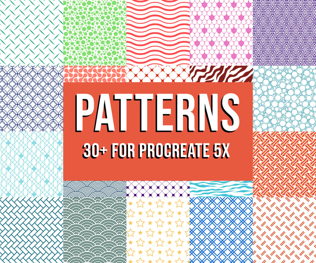 Procreate Pattern Brushes by Fooarc