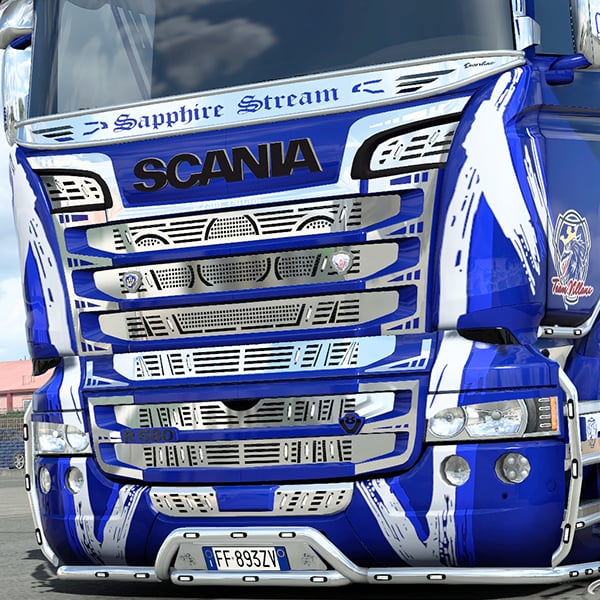 KIT Scania RJL R580 Team Villani by Truck Custom ETS2