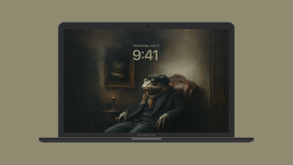 Mr. Hugo Frogsmann — High-Res Wallpaper