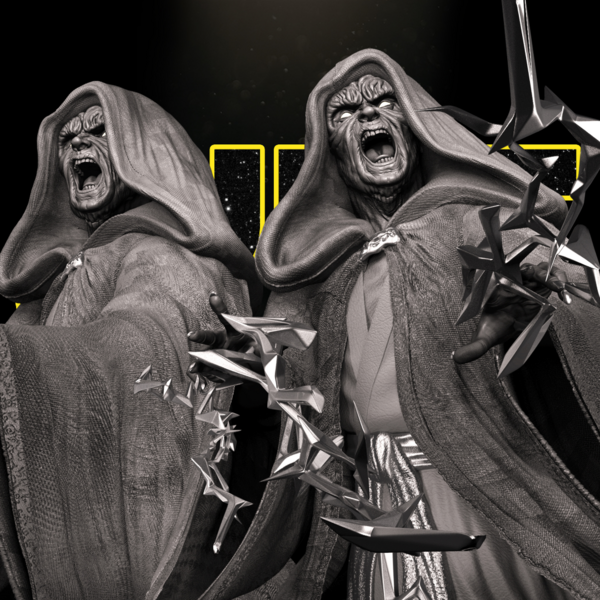 Darth Sidious Bust - Star Wars 3D Models - Tested and Ready for 3D printing