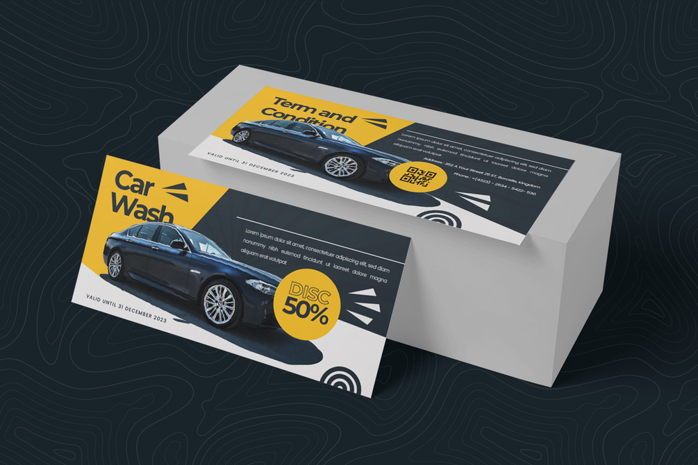 Car Wash Gift Voucher
