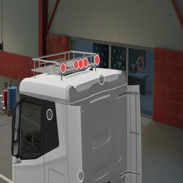 | [beacon tuning part] DAF XD light bar for roof rack V2 by WC007 D3SIGN