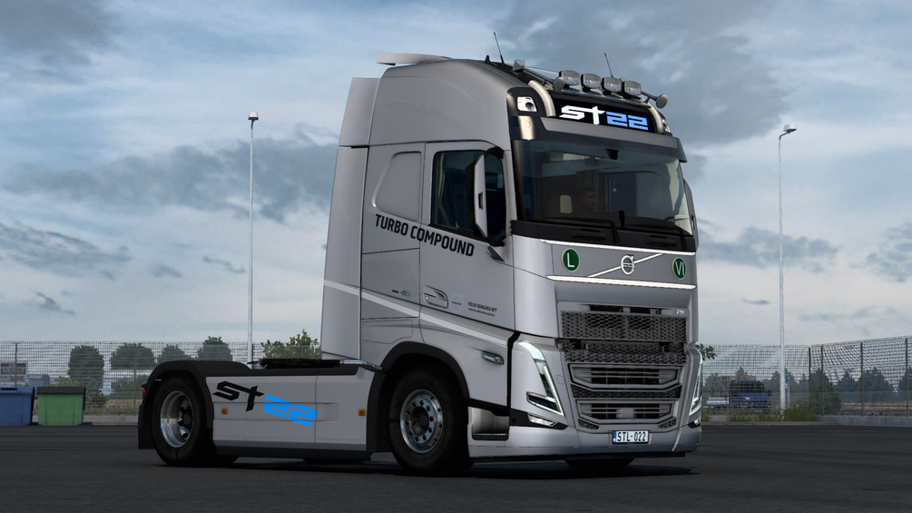 St 22 metallic , multicolor skin for Volvo by 2020 Xanax and Transkona skin for Krone profi liner by sogard3. ETS2 by ANGYALFOLDI