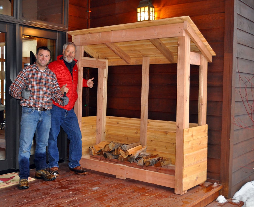 DIY Firewood Storage Rack Plans