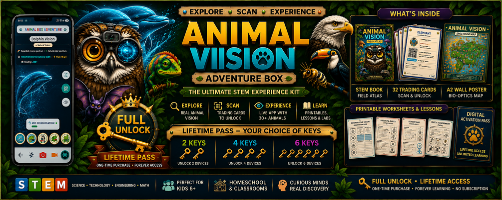 Animal Vision Adventure Box Artwork