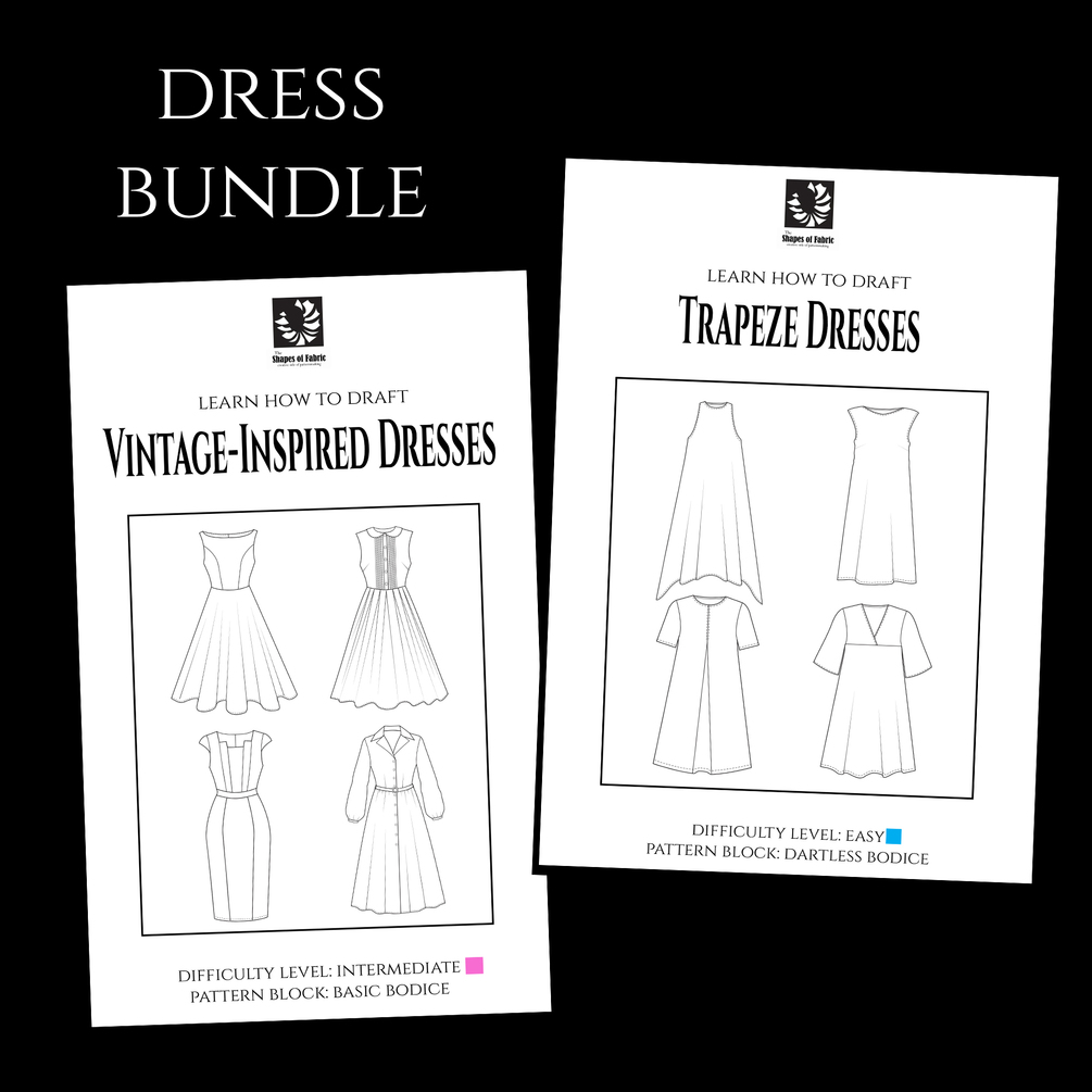 How to draft the Basic Bodice Pattern - The Shapes of Fabric