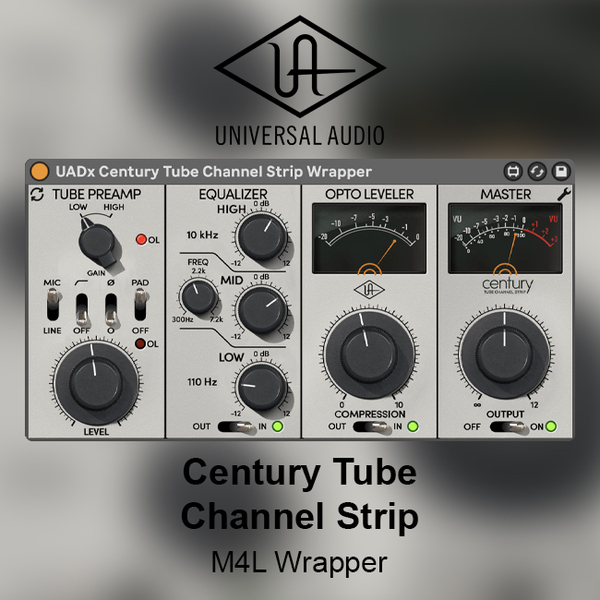 UAD Century Tube Channel Strip Wrapper