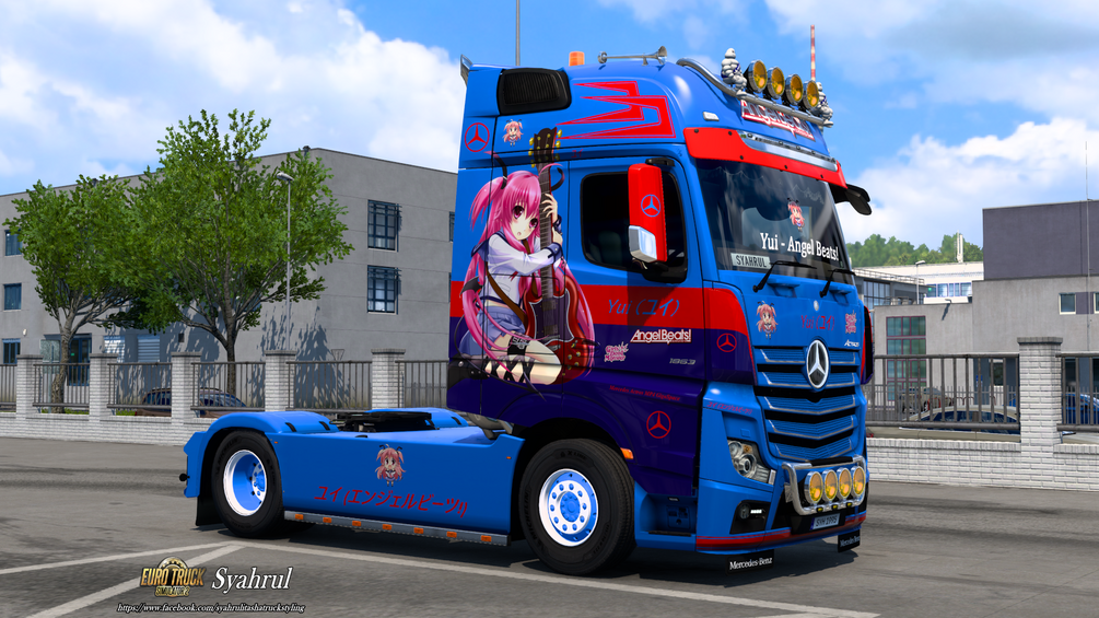 [ETS2] Angel Beats Anime [Skinpack] by Syahrul Itasha Truckstyling 痛トラック