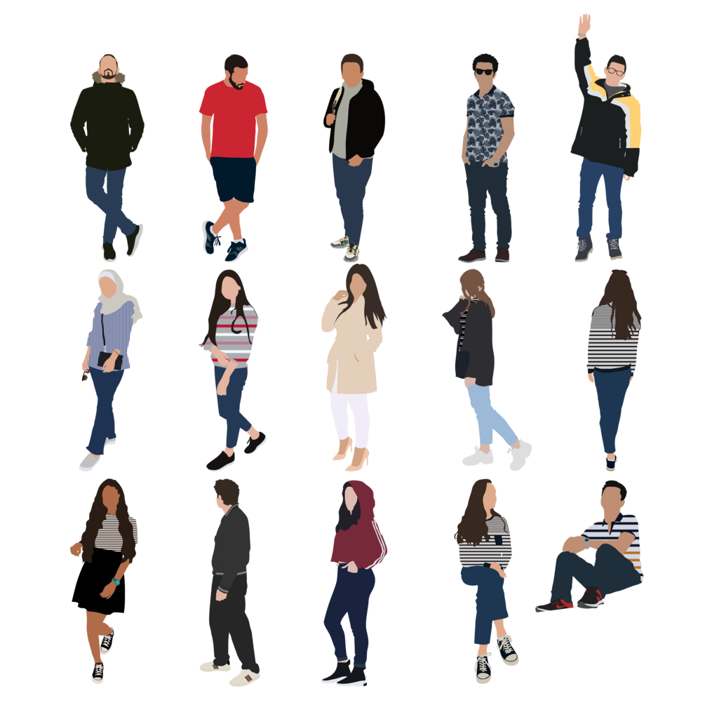 Flat Vector People Pack 03