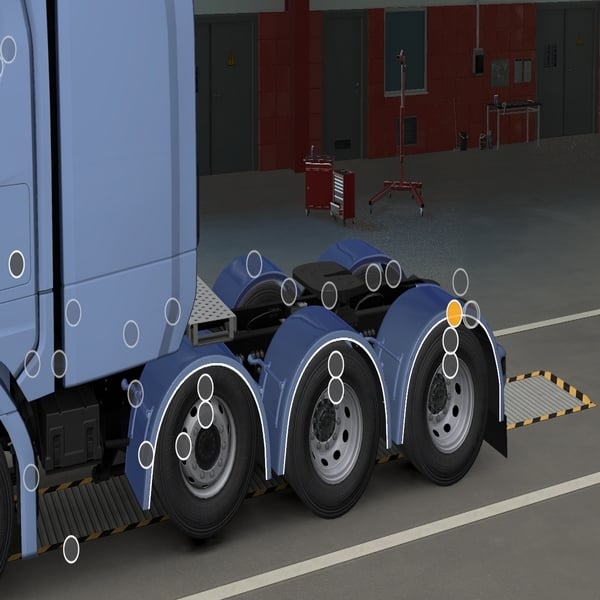 [rear fenders tuning part] Scania NG parlocks fenders V2 by WC007 D3SIGN