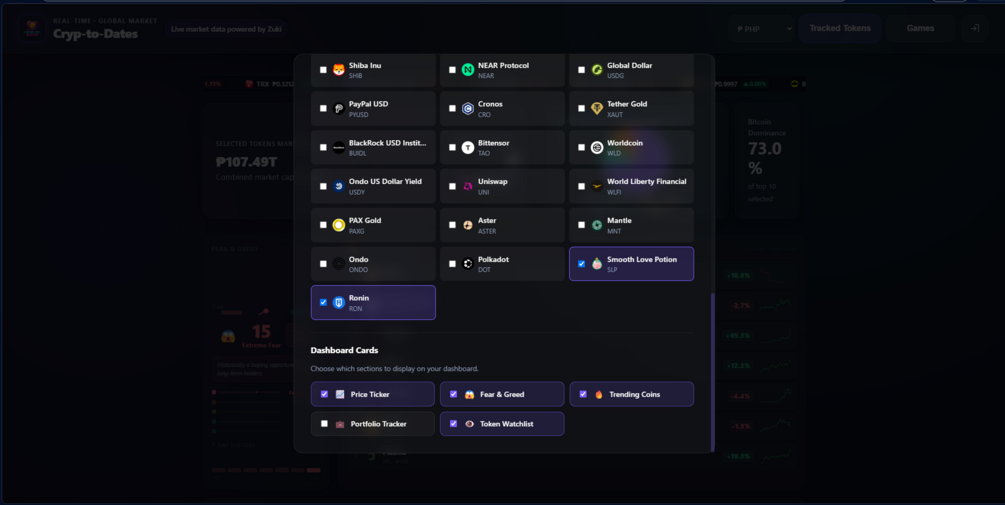 CryptoDates product screenshot 4 thumbnail
