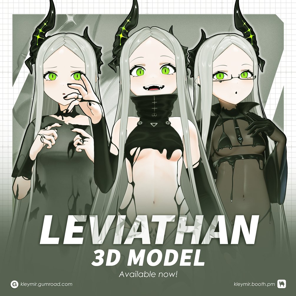 Leviathan Model (T Pose + Outfit Variations) by Kley Mirabal