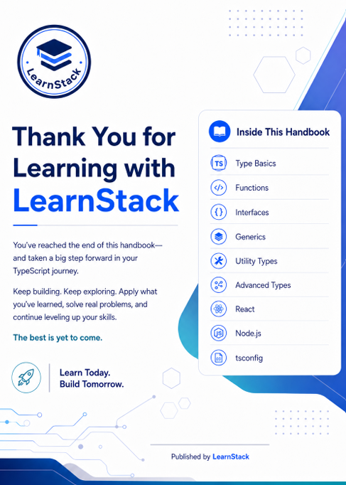 LearnStack TypeScript Handbook – Complete Beginner to Advanced Guide preview image 17
