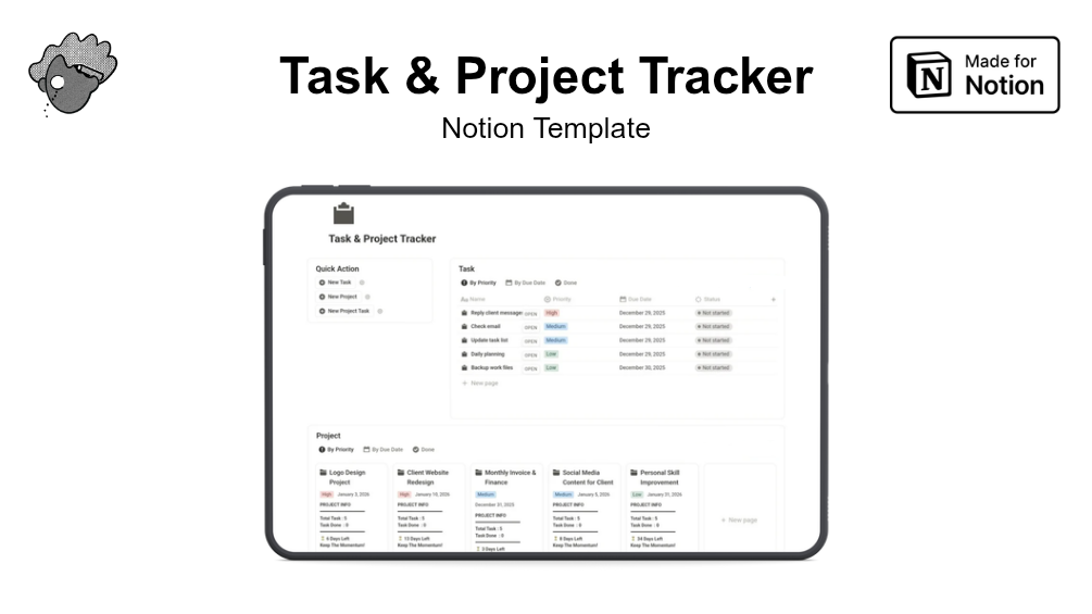 Task & Project Tracker