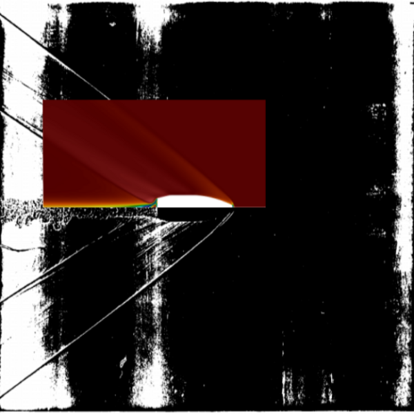 Supersonic Flow around Projectile
