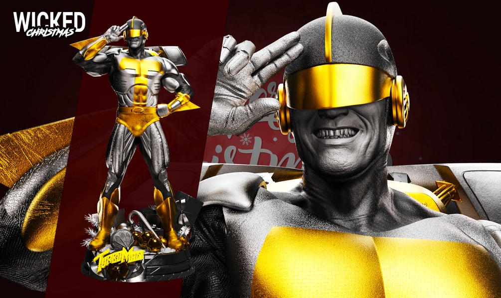 Wicked Movies Turboman Sculpture: Tested and ready for 3d printing