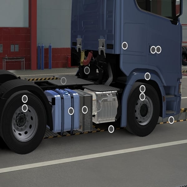 ˇ °°[kop tuning part] Scania NG extra tanks by WC007 D3SIGN