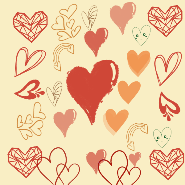 Edge of Love: Unique Heart Brushes for Digital Art by Nanna Art Therapy