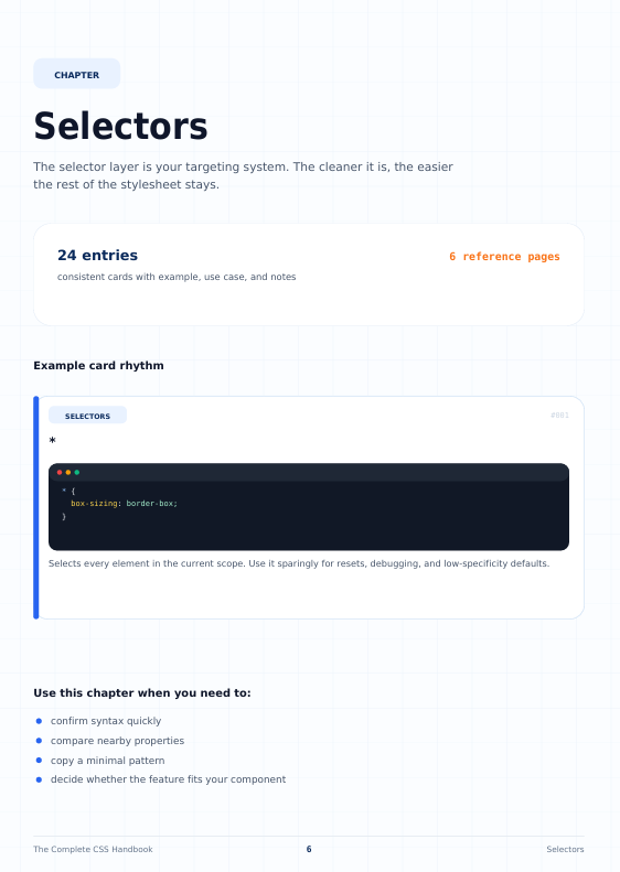 The Complete CSS Handbook 2026 — 548 CSS Entries for Developers & Designers preview image 13