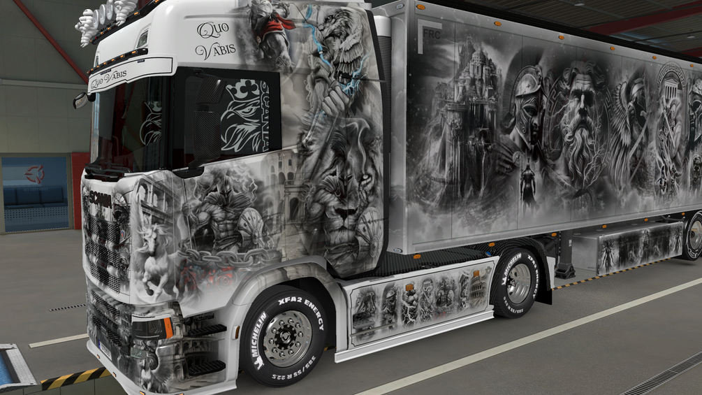 Scania S 2016 & Box Trailer | Mythology by STEMOS|designs