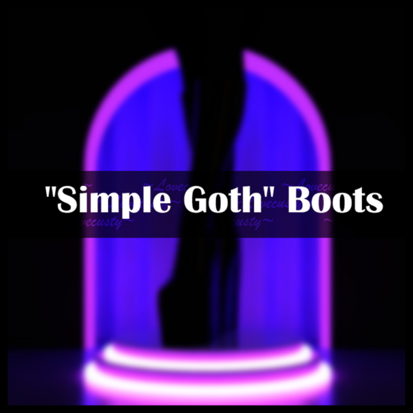 "Simple Goth" Boots