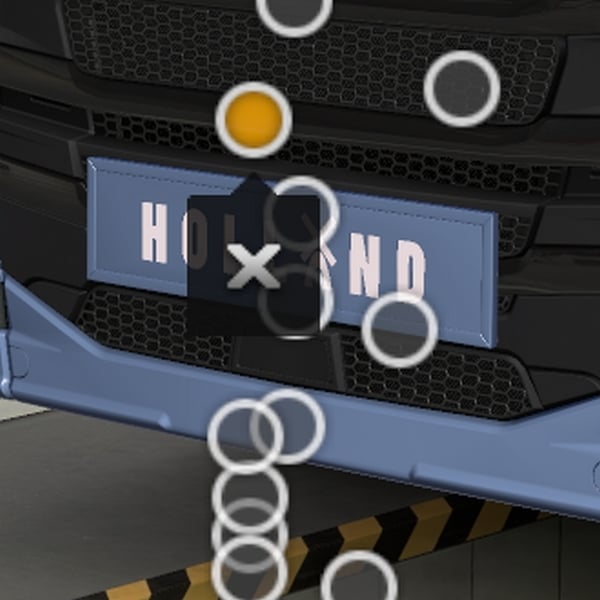 [bull bar tuning part] Scania NG grill lightbox HOLLAND by WC007 D3SIGN