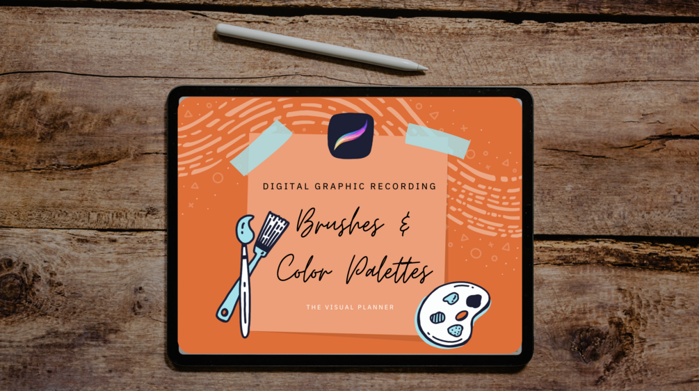 Digital Graphic Recording Brushes & Color Palettes by The Visual Planner