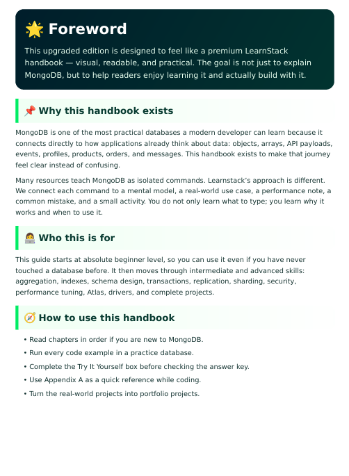 MongoDB Handbook — From Zero to Expert Complete NoSQL Database Guide preview image 9