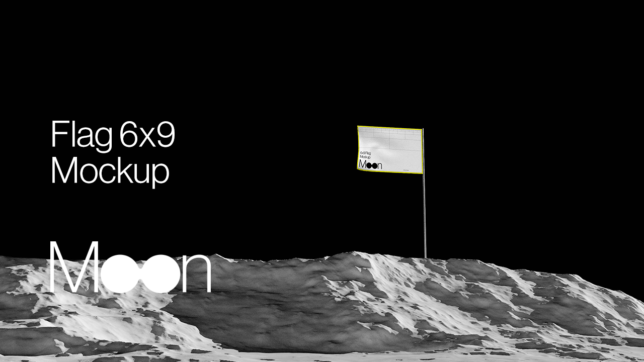 Flag Moon Mockup FM03