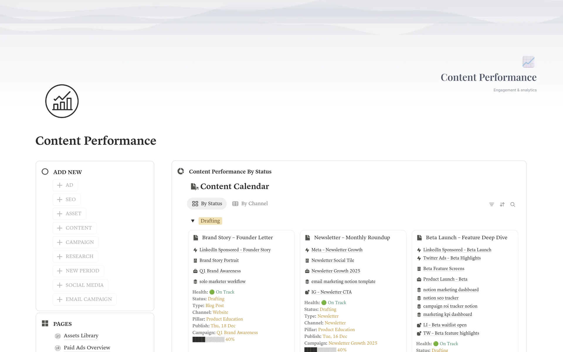 Marketing OS - Campaigns, ROI & 2,000+ Formulas - view 2
