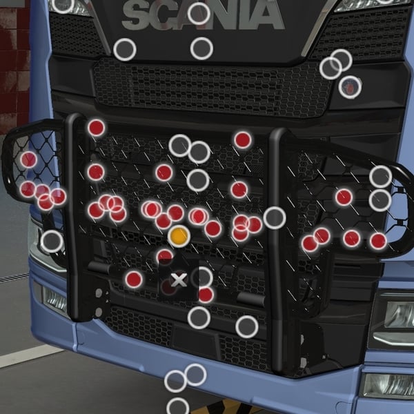 [bull bar tuning part] Scania NG Black Edition hypro offroad bullbar by WC007 D3SIGN