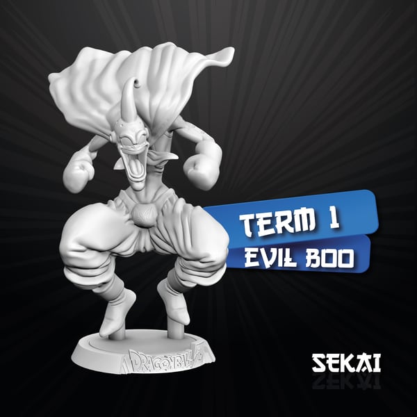 Evil Boo Sculpture - Sekai 3D Models - Tested and Ready for 3D printing