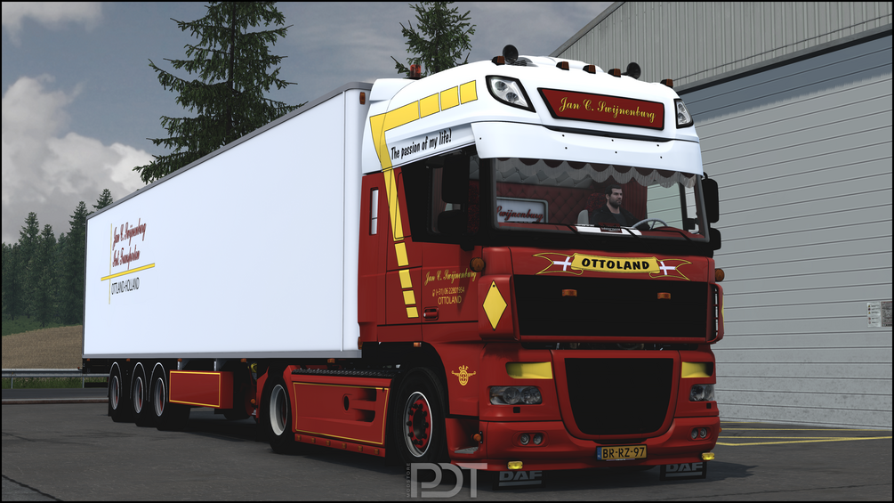 DAF XF 105 Trailer Jan C Swijnenburg