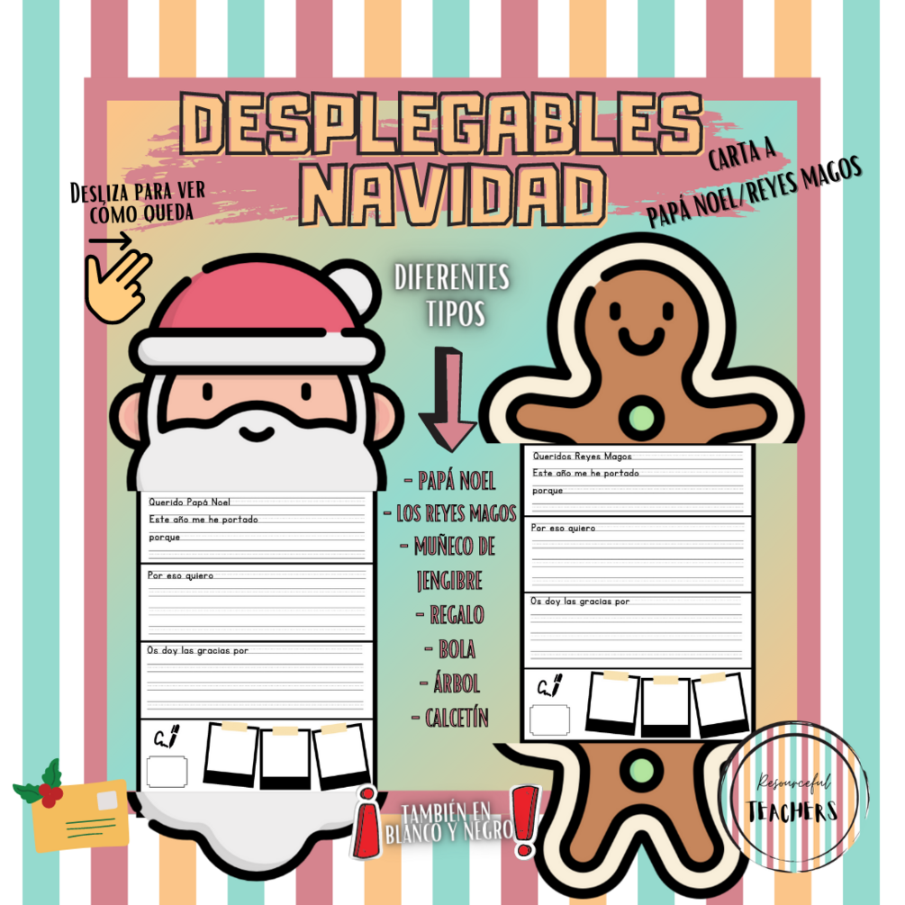 CARTA NAVIDAD DESPLEGABLE
