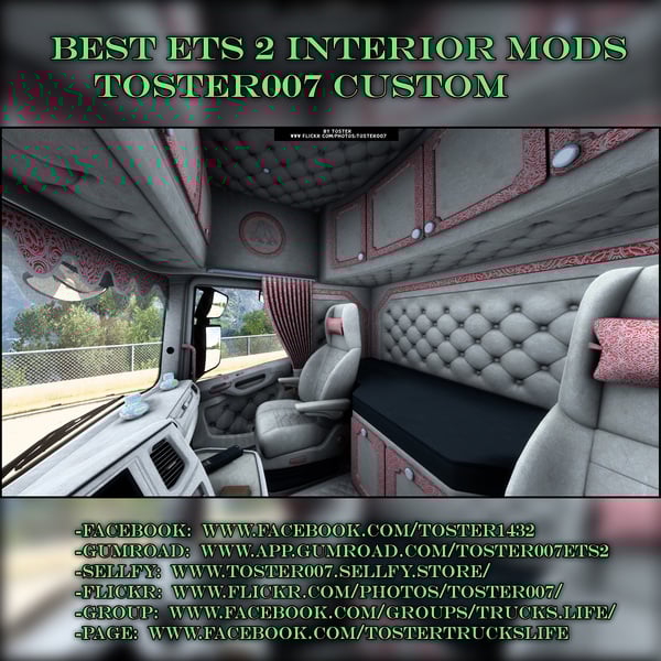 Interior Scania S/R Next Gen Nana_V8 ETS 2 #52 by Toster007